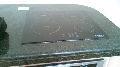 Flat Top Stove In Kitchen
