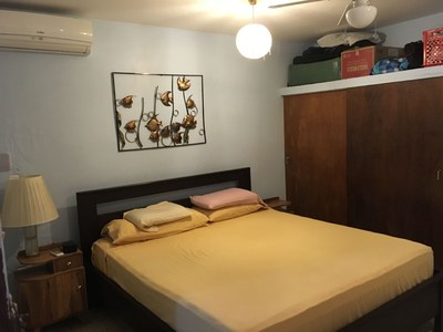   Master Bedroom With Split AC. 