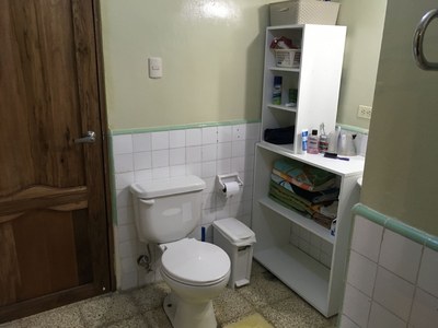   Lots Of Cabinet Space In Shared Bathroom. 