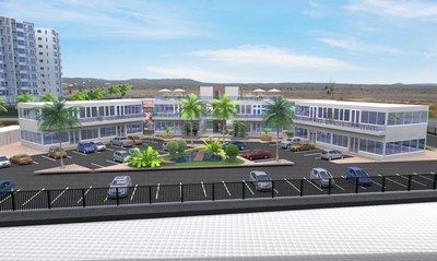 Artist's Rendering Of Commercial Area