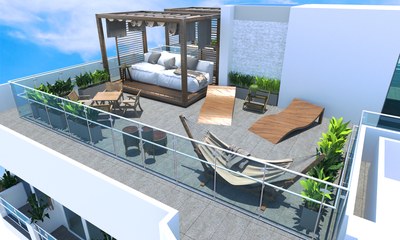 Serene Spaces On Rooftop Terrace