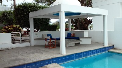 View Toward Covered Pool Seating