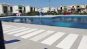 Vista piscina urbanización