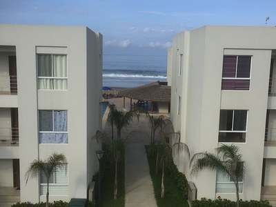 View To Beach From Balcony