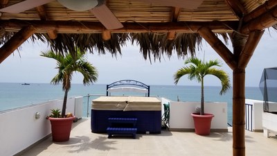 View From Palapa To Ocean.