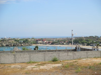 View To Ayangue Beach and Restaurants