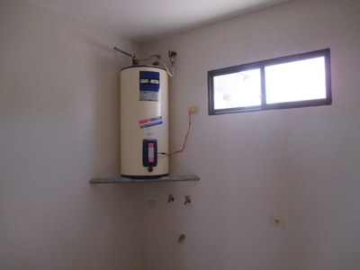 Water Heater in Laundry Room