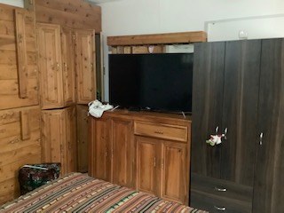 Television And Wardrobe In Bedroom