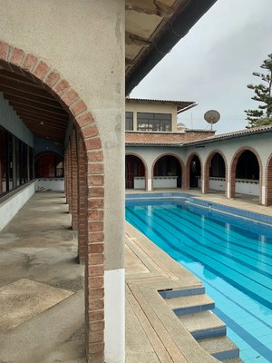 Courtyard View Of Pool