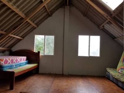   Loft Has Room For Two Double Beds. 