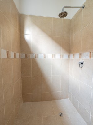 Roomy Shower In Shared Bathroom