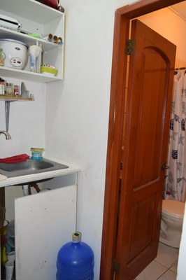 Second Indoor Kitchen With Convenient Bathroom
