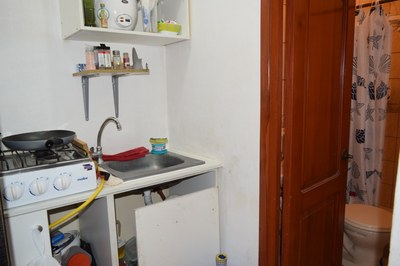 Second Indoor Kitchen Has Sink And Stovetop