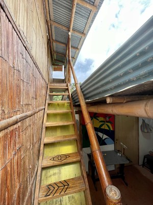 Stairs to primary loft