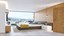 Schlafzimmer - Panoramablick - Moderne und nachhaltige Wohnungen von Montana Residences in Quito zu verkaufen