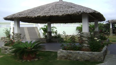 Pavilion With Thatched Roof