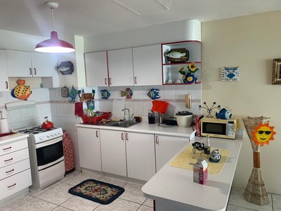Kitchen and prep area