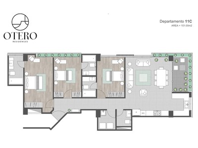 OTERO Residences, Cuenca - Ecuador ›PLano 11C