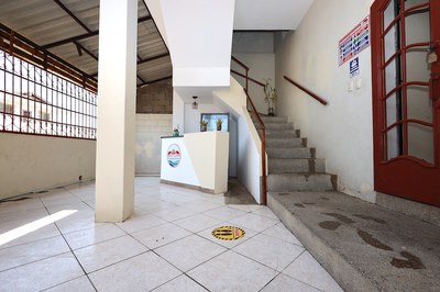 Stairway from Patio to Main Floor