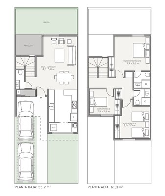 House plan B - Luxury houses for sale - The best combination between the modern and the natural