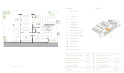 AKANA - Casa A2 Planta baja - Casa en venta en Intervalles, Tumbaco