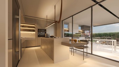 AKANA › YURAQ Design › kitchen and outdoor living room