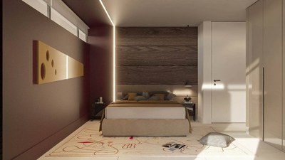 AKANA › QAYAY design› Luxurious and spacious bedroom