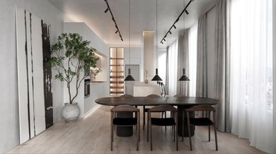 DISTRICT, apartments for sale, La Gonzálo Suárez, dining room with excellent natural lighting