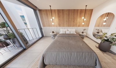 Qondesa - departamentos en venta, La Carolina Quito - Dormitorio master con increíble vist