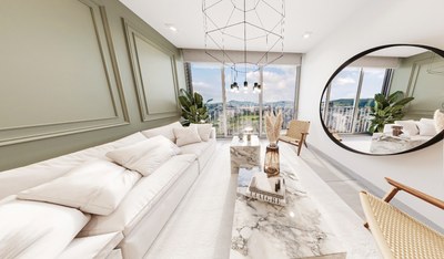 Qondesa - apartments for sale, La Carolina Quito - Elegant room with balcony