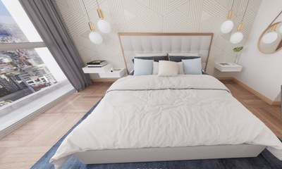 QANVAS, Suites for sale in La Carolina Quito, spacious bedroom with fabulous views
