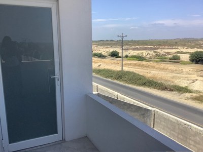 Frosted Glass Door From Third Bedroom To Balcony