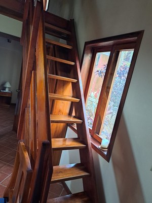 Stairwell to upstairs bedroom