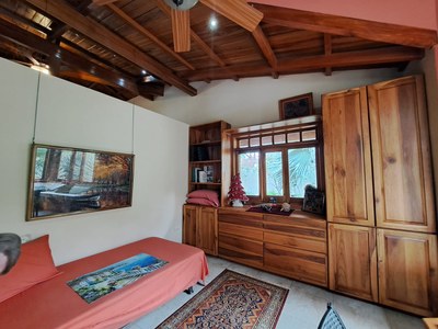 Living room custom wooden cabinetry