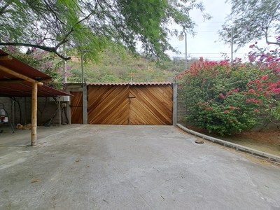 Beautiful custom gate to enter property