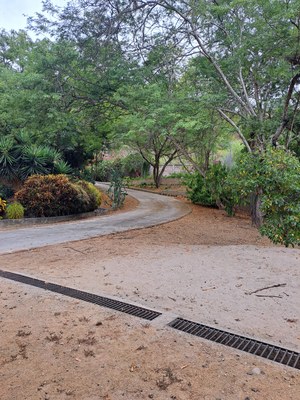 Driveway to residence