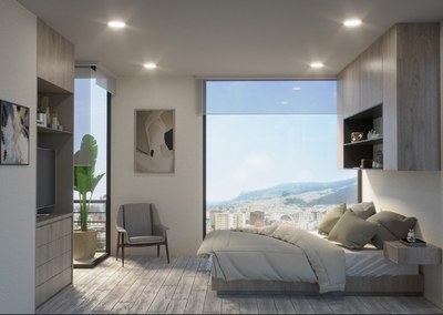 LUCIE PROJECT - Condo for sale in the center of Quito - modern bedrooms