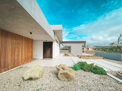 Oceanside Farm Residences – Brisa, spacious and modern kitchen -House for sale in Puerto Cayo, Ecuador.
