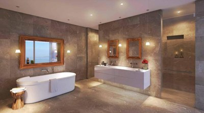 YOO GUAYAQUIL - Spacious bathroom and luxurious design - Condos for sale in Puerto Santa Ana, Guayaquil