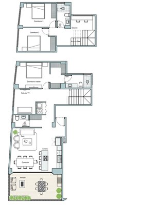 IBIS MILÁ - Plan 6-7D - Duplex for Sale in Lomas de Monteserrín
