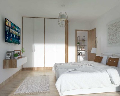 CAMPO CANELA Conjunto Residencial – Dormitorio con fabulosa vista - departamento en venta en Tena - Ecuador.