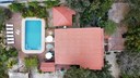 aerial view of the house